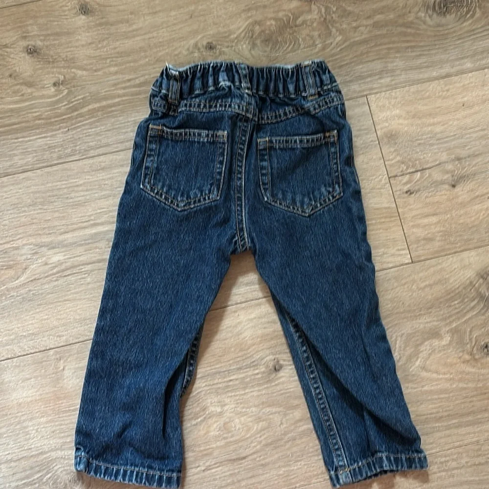 Carter's Blue Denim Jeans with Elastic Waistband